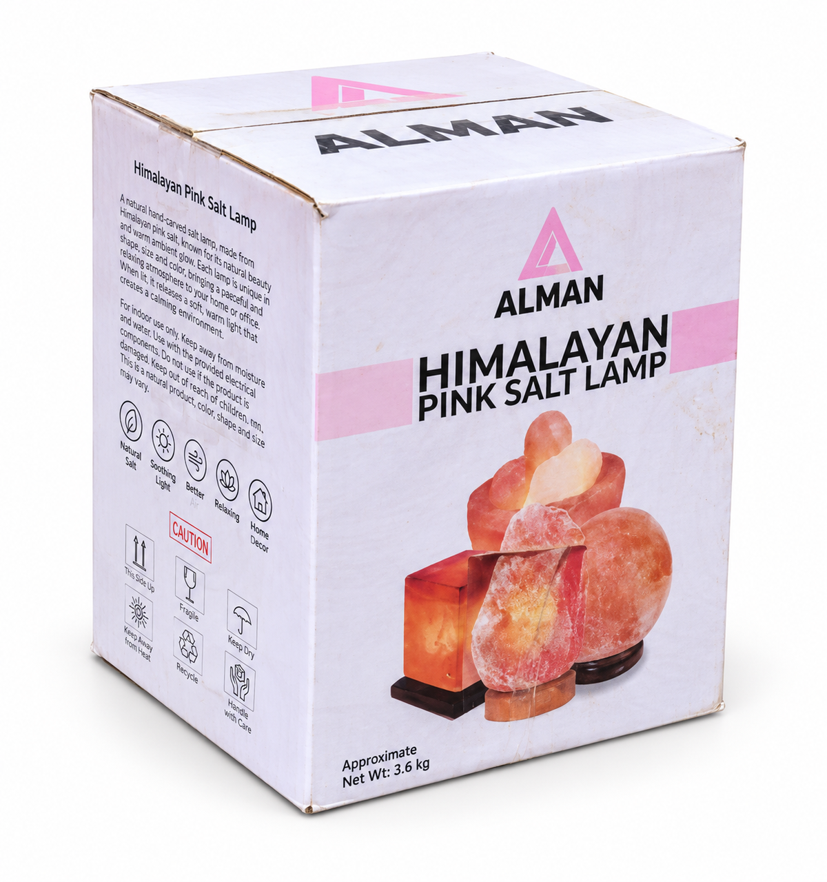 Pink Salt Corrugated Box